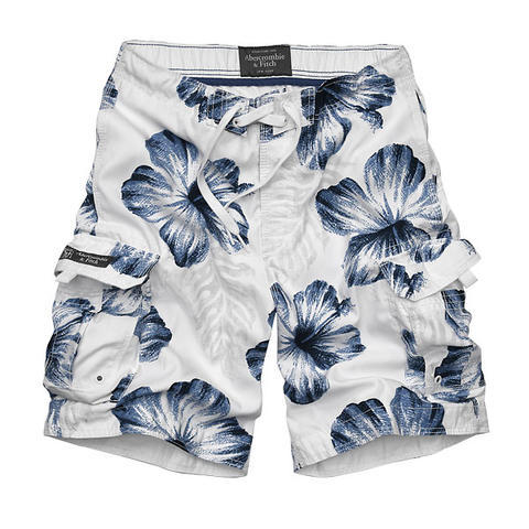 Abercrombie Fitch Hombres Nado Playa Cortos AF7653